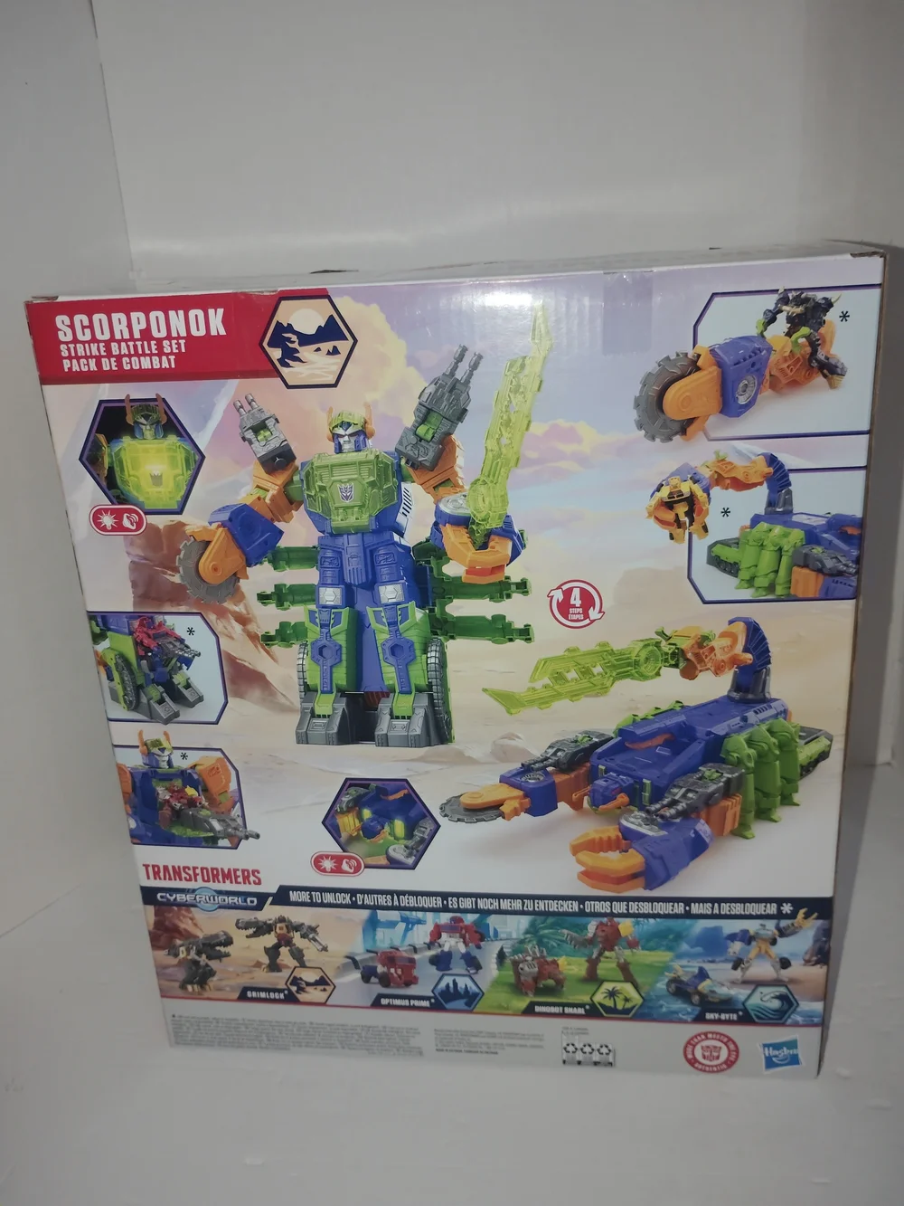 Transformers Cyberworld Scorponok Strike Battle Set Hasbro New